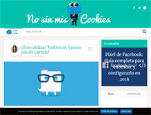 Tablet Screenshot of nosinmiscookies.com